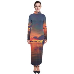 Digital Art Artwork Fantasy Landscape Sky Nature Turtleneck Maxi Dress by danenraven