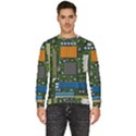 Illustration Motherboard Pc Computer Men s Fleece Sweatshirt View1