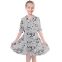 Pattern Wallpaper Math Formula Albert Einstein Kids  All Frills Chiffon Dress View1