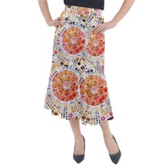 Internet Data Storage Online Midi Mermaid Skirt by Wegoenart