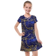 Constellation Horse Dolphin Kids  Cross Web Dress by Wegoenart