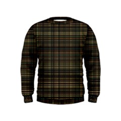 Plaid Kids  Sweatshirt by nateshop