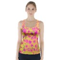 Cherries Fruit Food Neon Texture Fluorescent Racer Back Sports Top View1