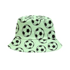 Pattern Ball Soccer Background Bucket Hat by Wegoenart