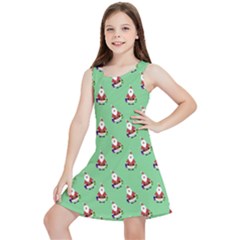 Christmas-santaclaus Kids  Lightweight Sleeveless Dress by nateshop