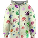 Doodle Squiggles Colorful Pattern Kids  Zipper Hoodie Without Drawstring View1