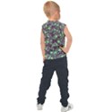 Man Butterfly Drawing Motif Pattern Kids  Sport Tank Top View2