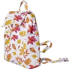 Watercolor-autumn-leaves-pattern-vector Buckle Everyday Backpack by nateshop