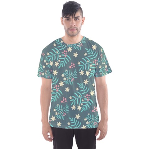 Illustration Pattern Seamless Men s Sport Mesh Tee by Ravend