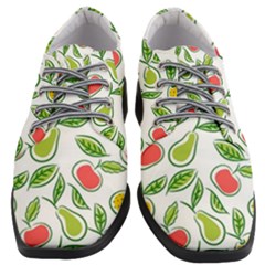 Fruit Fruits Food Illustration Background Pattern Women Heeled Oxford Shoes by Ravend