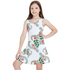 Background Pattern Texture Design Kids  Lightweight Sleeveless Dress by Ravend