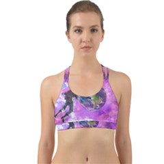 Astronaut Earth Space Planet Fantasy Back Web Sports Bra by Ravend