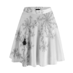 Almond Bread Apple Males Mandelbrot Mathematic High Waist Skirt by danenraven