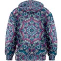 Mandala Flowers  Kids  Zipper Hoodie Without Drawstring View2