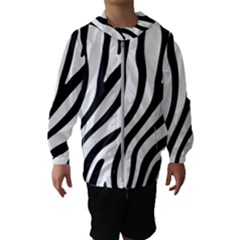 Zebra Vibes Animal Print Kids  Hooded Windbreaker by ConteMonfrey