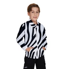 Zebra Vibes Animal Print Kids  Windbreaker by ConteMonfrey