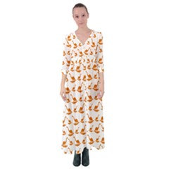 Friends Dinosaurs Button Up Maxi Dress by ConteMonfrey