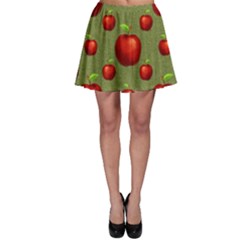 Apples Skater Skirt by nateshop