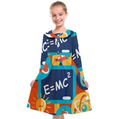 Natural Science Physics Laboratory Formula Kids  Midi Sailor Dress by danenraven