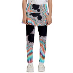 Fractal Abstract Background Kids  Skirted Pants by Wegoenart