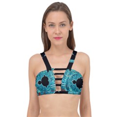 Mandelbrot Apple Fractal Abstract Cage Up Bikini Top by Wegoenart