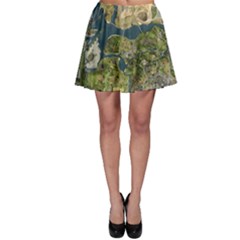 Map Illustration Grand Theft Auto Skater Skirt by danenraven