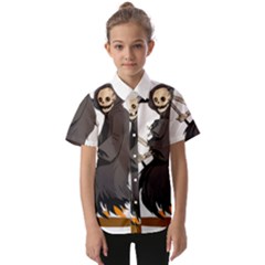 Halloween Kids  Short Sleeve Shirt by Sparkle