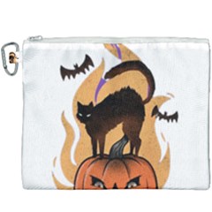 Halloween Canvas Cosmetic Bag (xxxl) by Sparkle