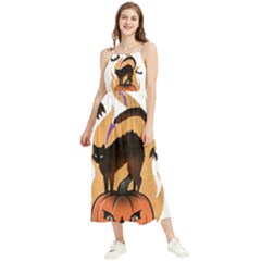 Halloween Boho Sleeveless Summer Dress by Sparkle