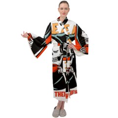 Halloween Maxi Velour Kimono by Sparkle