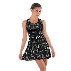 Science Einstein Formula Mathematics Physics Cotton Racerback Dress by danenraven