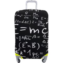 Science Einstein Formula Mathematics Physics Luggage Cover (large) by danenraven