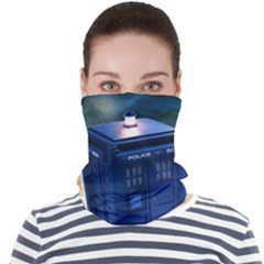 The Police Box Tardis Time Travel Device Used Doctor Who Face Seamless Bandana (adult) by Jancukart