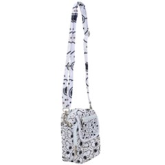 Dog Pattern Shoulder Strap Belt Bag by Jancukart