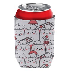 Cute-cat-chef-cooking-seamless-pattern-cartoon Can Holder by Jancukart