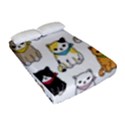 Cat-kitten-seamless-pattern Fitted Sheet (Full/ Double Size) View2