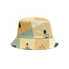 Egyptian-flat-style-icons Inside Out Bucket Hat (kids) by Jancukart