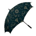 Dark-seamless-pattern-symbols-landmarks-signs-egypt -- Golf Umbrellas View2