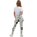 Cute-cat-seamless-pattern Kids  Skirted Pants View2