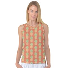 Pineapple Orange Pastel Women s Basketball Tank Top by ConteMonfrey