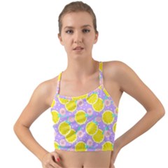 Purple Lemons  Mini Tank Bikini Top by ConteMonfrey