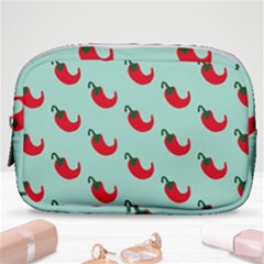 Small Mini Peppers Blue Make Up Pouch (small) by ConteMonfrey