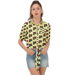 Guarana Fruit Small Tie Front Shirt  by ConteMonfrey