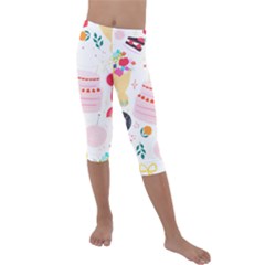 Its Time To Celebrate Kids  Lightweight Velour Capri Leggings  by ConteMonfrey