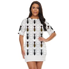 Ants Insect Pattern Cartoon Ant Animal Just Threw It On Dress by Ravend