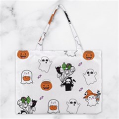 Halloween Jack O Lantern Vector Medium Tote Bag by Ravend