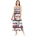 Music symbol rock seamless pattern Boho Sleeveless Summer Dress View1