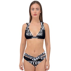 Genitore Issues  Double Strap Halter Bikini Set by ConteMonfrey