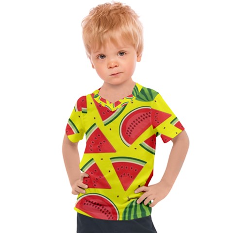 Yellow Watermelon   Kids  Sports Tee by ConteMonfrey