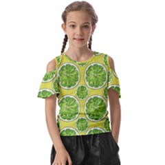 Lemon Cut Kids  Butterfly Cutout Tee by ConteMonfrey